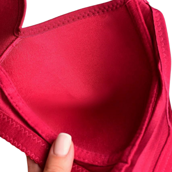 Бюстгальтер женский нейлон бордовый 38/85D,40/90D,42/95D,44/100D | Зображення 4