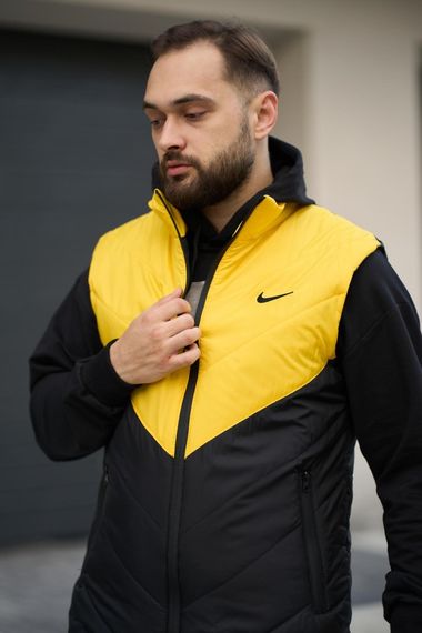 Жилетка жовто-чорна 'Clip' Nike | Зображення 1