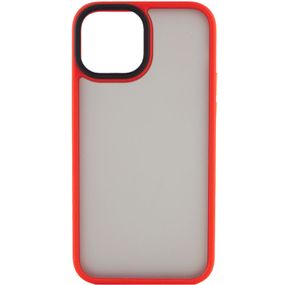 TPU+PC чохол Metal Buttons для Apple iPhone 13 (6.1") TPU+PC, Червоний