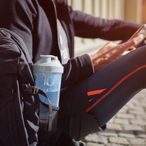 Шейкер спортивний SmartShake Slim 500ml Pure White | Зображення 6