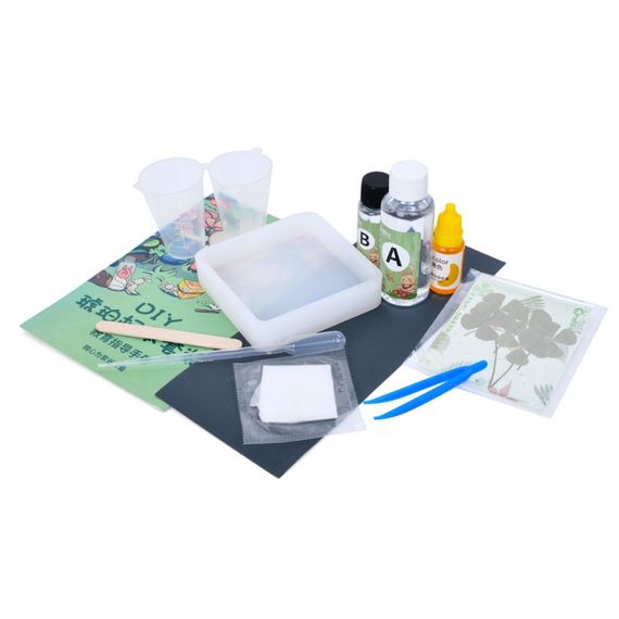 Дитячий набір для творчості "Сухоцвіт" FG231102005M, пінцет, фарба, застигаюча рідина | Зображення 1