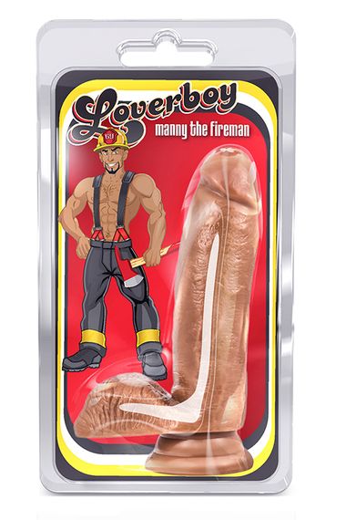 Фалоімітатор LOVERBOY MANNY the FIREMAN, Коричневий | Зображення 2