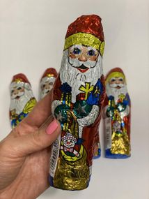 Шоколадный Санта Клаус (Дед Мороз) фигурка Only, 60г/1шт, новогодний подарок для детей