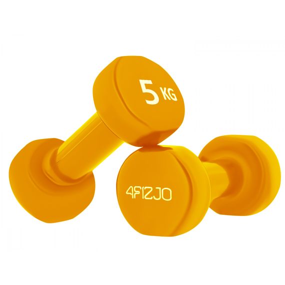 Гантелі вінілові 4FIZJO 2 x 5 кг 4FJ0210 (P-5907739312808)