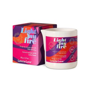 Масажна свічка Love To Love LIGHT MY FIRE Lotus (65 мл) Sex Aura