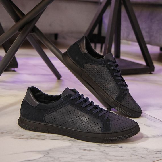 Великий розмір літнього взуття. Синій колір 46 47 48 49 розмір | Зображення 4