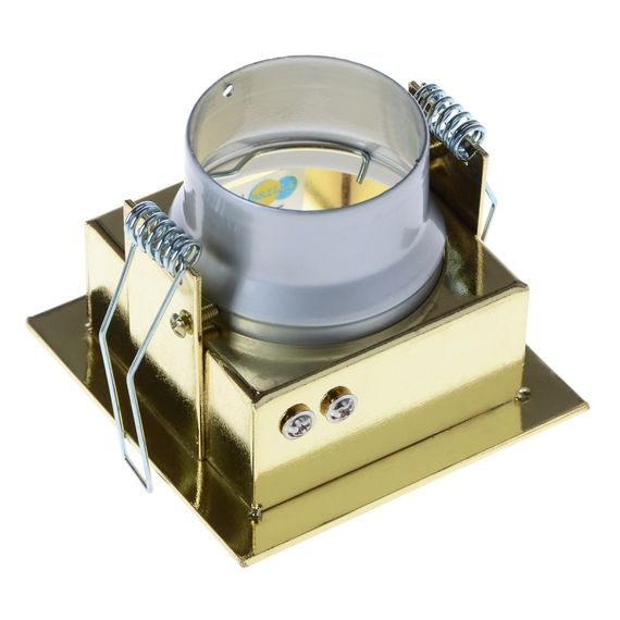 Светильник точечный квадрат HDL-07-WL3 BRASS MR16 | Зображення 2