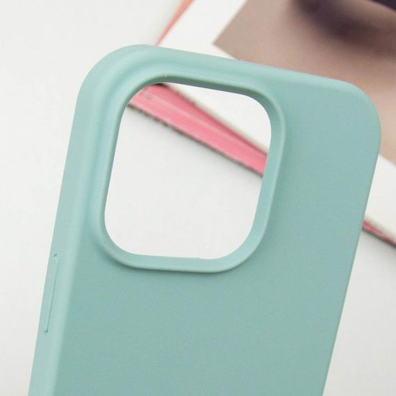 Чохол Silicone Case Full Protective (AA) NO LOGO для Apple iPhone 16 Pro Max (6.9") Бірюзовий / Beryl | Зображення 2