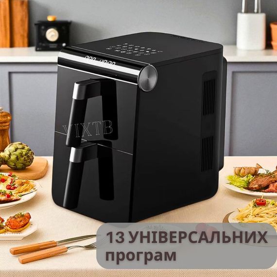 Аерофритюрниця з двома незалежними чашами 8L+8L XPRO ZP-212 4200Вт (46179-ZP-212_3692) | Зображення 7
