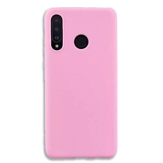 Чохол Candy Silicone для Huawei P30 lite колір Рожевий