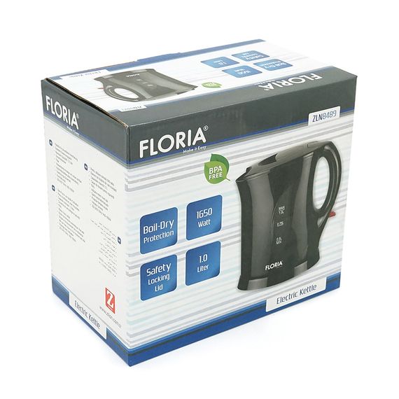 Електричний чайник Floria ZLN8489, 1400-1650W, white | Зображення 2