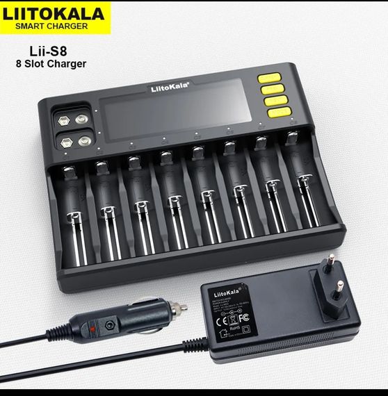 Универсальное зарядное устройство LiitoKala Lii-S8