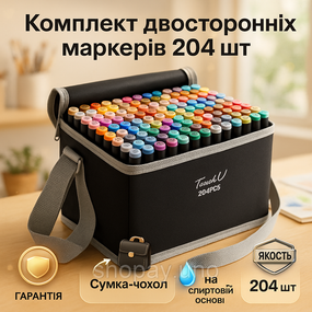 Професійні двосторонні маркери, Набір скетч-маркерів у сумці, Маркери двосторонні професійні спиртові MZ-81