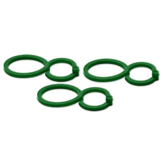 Затискачі Bradas для кріплення рослин 2 розміри 40 шт TYK29