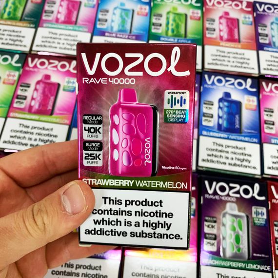 Vozol Rave 40000. Клубника Арбуз (Strawberry Watermelon) | Зображення 1