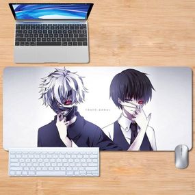 Игровая поверхность для мышки с Аниме принтом "Токийский гуль / Tokyo ghoul" 800*300*3 мм 0200