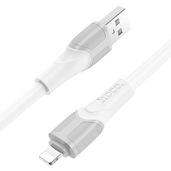 Кабель Hoco X106, Lightning-USB, 2, 4A, довжина 2м, White | Зображення 2