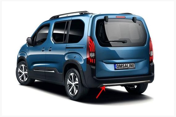 Кромка бампера Omsa Line для Toyota Proace City 2016- рр