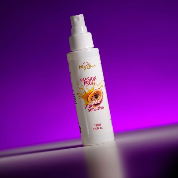 Інтимний гель-лубрикант - MyLove Taste Slide Sensitive Passion Fruit, 100 мл Sex Aura | Зображення 3