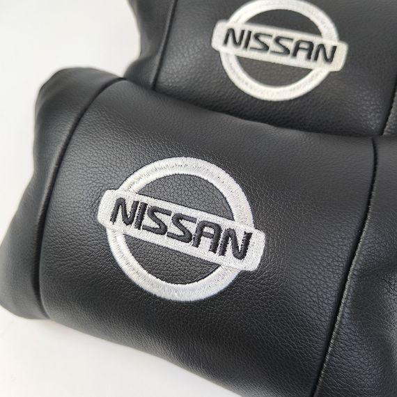 Автоподушки с логотипом Nissan Нисан, Подушка под голову для поездок, Подарок мужчине водителю BN-69 | Зображення 6