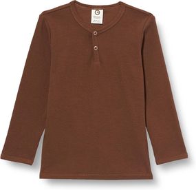 Дитячий лонгслів для хлопчика Green Cotton 110 см Шоколадний (25111258)
