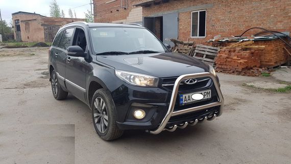 Кенгурятник WT009 (нерж) для Chery Tiggo III 2014-2024 гг | Зображення 4