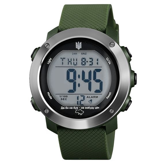 Годинник A2warder 033 Де би не був Army Green-Silver-White