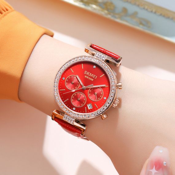 Skmei 2089RGRD Rose Gold-Red | Зображення 3