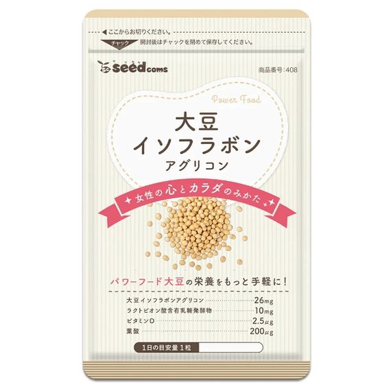 Комплекс для профилактика гормонального баланса Seedcoms Soy Isoflavone 30 Tabs