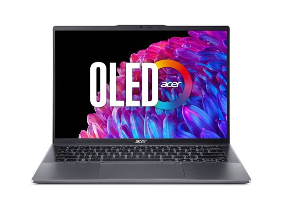 Ноутбук Acer Swift Go 14 SFG14-63 14' 2.8K OLED, AMD R7-8845HS, 32GB, F1TB, UMA, Lin, сірий (NX.KYLEU.005)