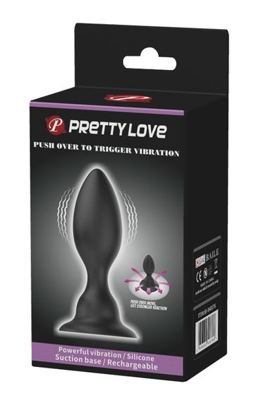 Анальный стимулятор с вибрацией PrettyLove - Push Over to Trigger vibration, BI-040076 sexstyle | Зображення 8