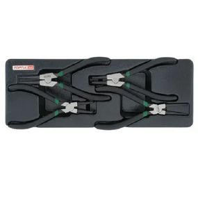 Автомобильный съемник Toptul стопорных колец 4шт. (в ложементе) (GBAT0401)