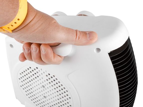 Тепловентилятор електричний Neo Tools 2,0 кВт, площа обігріву 25 кв.м., білий, підлоговий (90-117) | Зображення 2