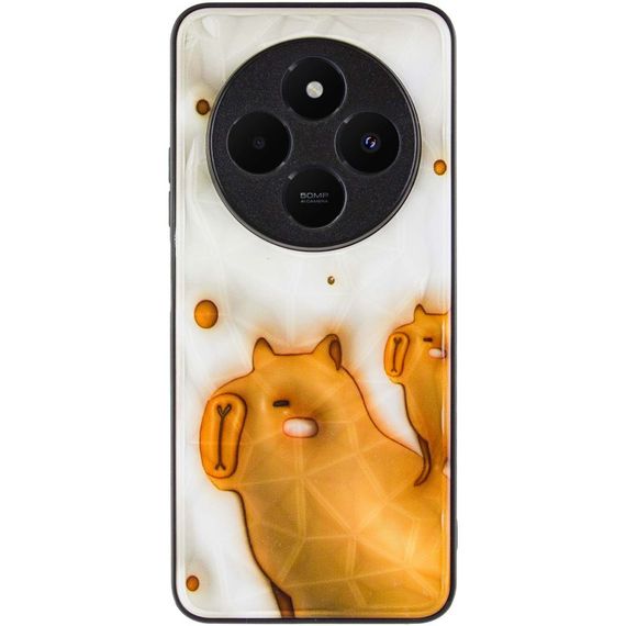 TPU+PC чохол Prisma Fluffie для Xiaomi Redmi 14C / Poco C75 Capybara | Зображення 1