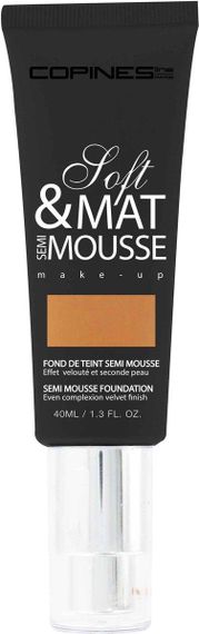 Тональний крем для обличчя м'який і матовий Copines line Paris SOFT AND MATT SEMI MOUSSE 03 Beige Moyen | Зображення 1