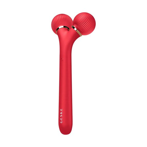 Електронний ультразвуковий ролик для обличчя GESKE Sonic Facial Roller 4в1 red | Зображення 7