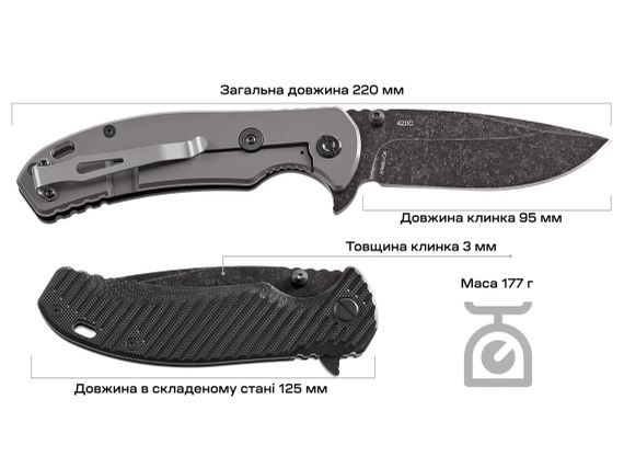 Ніж Skif Sturdy II BSW Black | Зображення 8