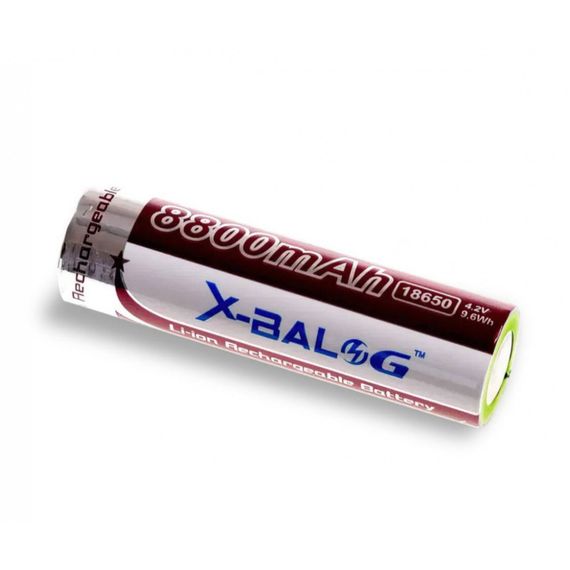 Акумулятор X-Balog Li-Ion 18650 8800mAh (без захисту) | Зображення 1