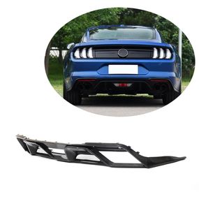 Диффузор заднего бампера V2 (2018-2021, Карбон) для Ford Mustang