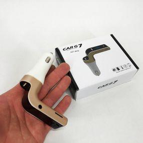 Fm модулятор к магнитоле через прикуриватель Car G7 FM, Автомобильный модулятор XI-192 в машину