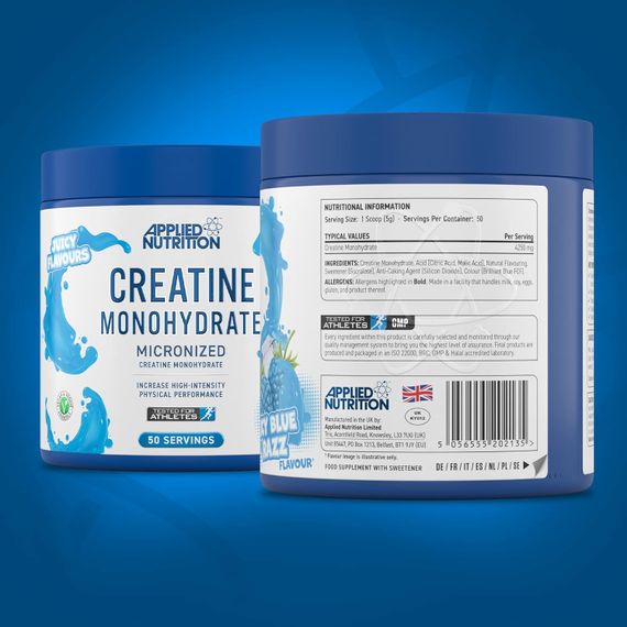 Креатин Applied Nutrition CREATINE 250G (BLUE RASPBERRY) | Зображення 1