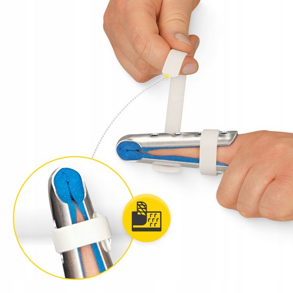 Фіксатор (бандаж) для пальця руки 4FIZJO MED 1 шт Size L (P-5905973407410) | Зображення 1