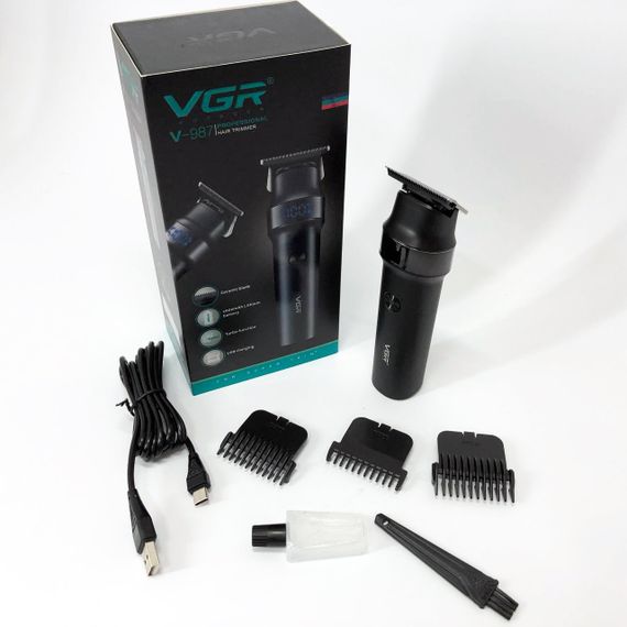 Профессиональная машинка для стрижки с насадками VGR V-987, Стильная машинка для стрижки DV-41 | Зображення 8