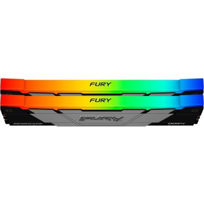 Модуль памяти для компьютера DDR4 16GB (2x8GB) 3600 MHz Fury Renegade RGB Kingston Fury (ex.HyperX) (KF436C16RB2AK2/16) | Зображення 2