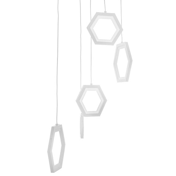 Светильник потолочный подвесной светодиодный для холла BR-936S/44W LED WH | Зображення 5