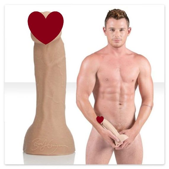 Фалоімітатор з мошонкою реалістичний Fleshjack Boys BRENT CORRIGAN, тілесний Sex Aura