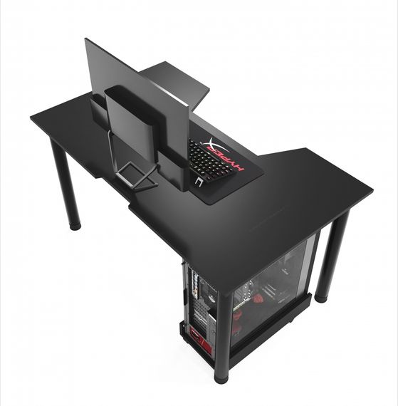 Стол компьютерный ZEUS GAMER-3 черный | Зображення 2