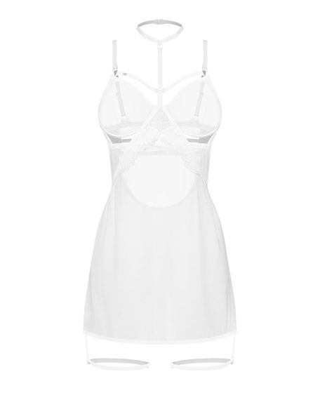 Бебі-долл Obsessive Arrowel White chemise L/XL sexstyle | Зображення 1
