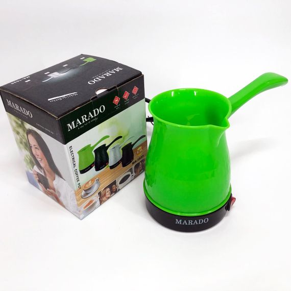 Електрична турка з автовідключенням під час закипання для кави Marado MA-1625. Колір: зелений | Зображення 4