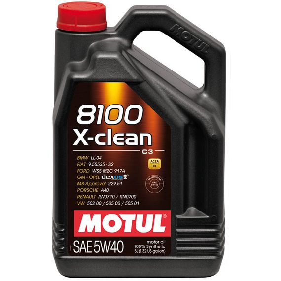 Моторна олива Motul 8100 X-CLEAN 5W-40 4л.